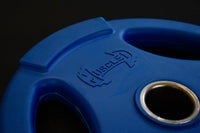 Thumbnail for RUBBER COATED COLORED OLYMPIC PLATES: Rubber Plates, per Pair - Muscle D Fitness - Weights Pairs