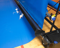 Thumbnail for Optional brush assembly for gym floor cover rack