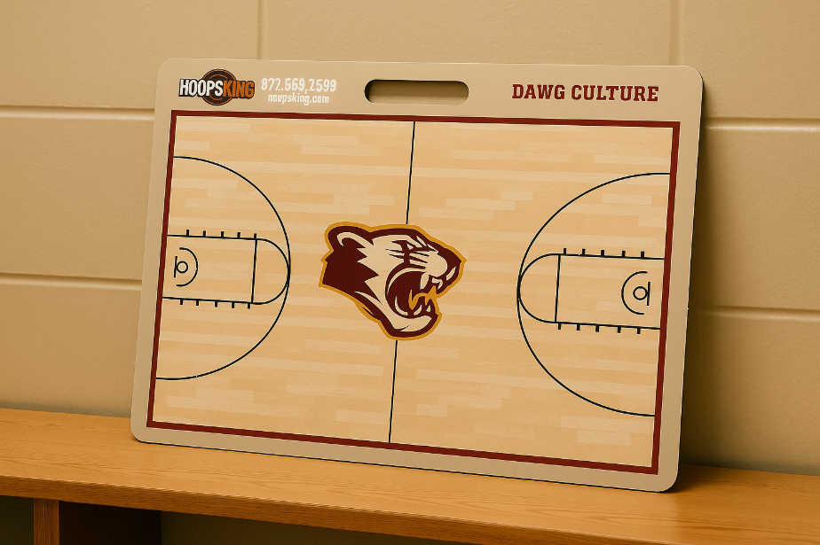 custom dry erase basketball coaching board 23 x 18
