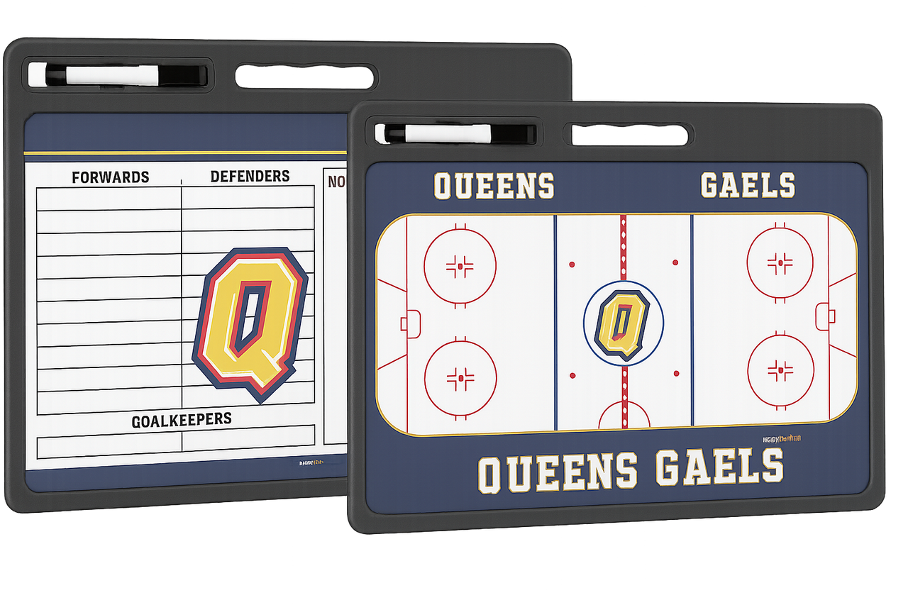 Custom Pro Hockey Whiteboard -w Handle | 2 Sided