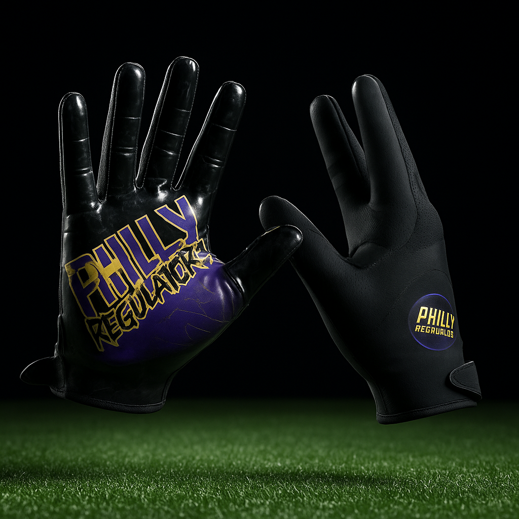 custom football gloves