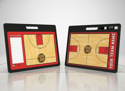 Custom Pro Basketball Whiteboard /w Handle | 2 Sided