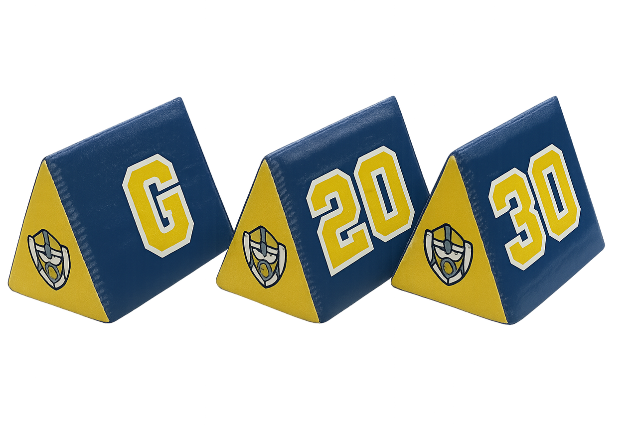 Custom Football Sideline Spirit Markers | Set of 11 Markers