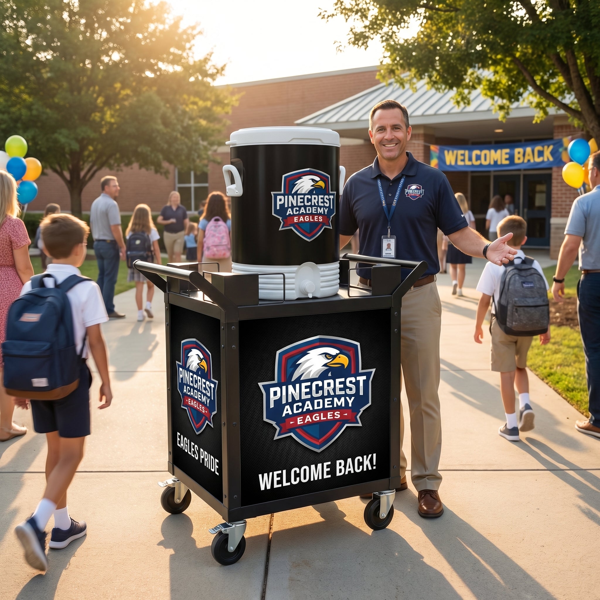 Adjustable Custom Hydration Cart (Single)