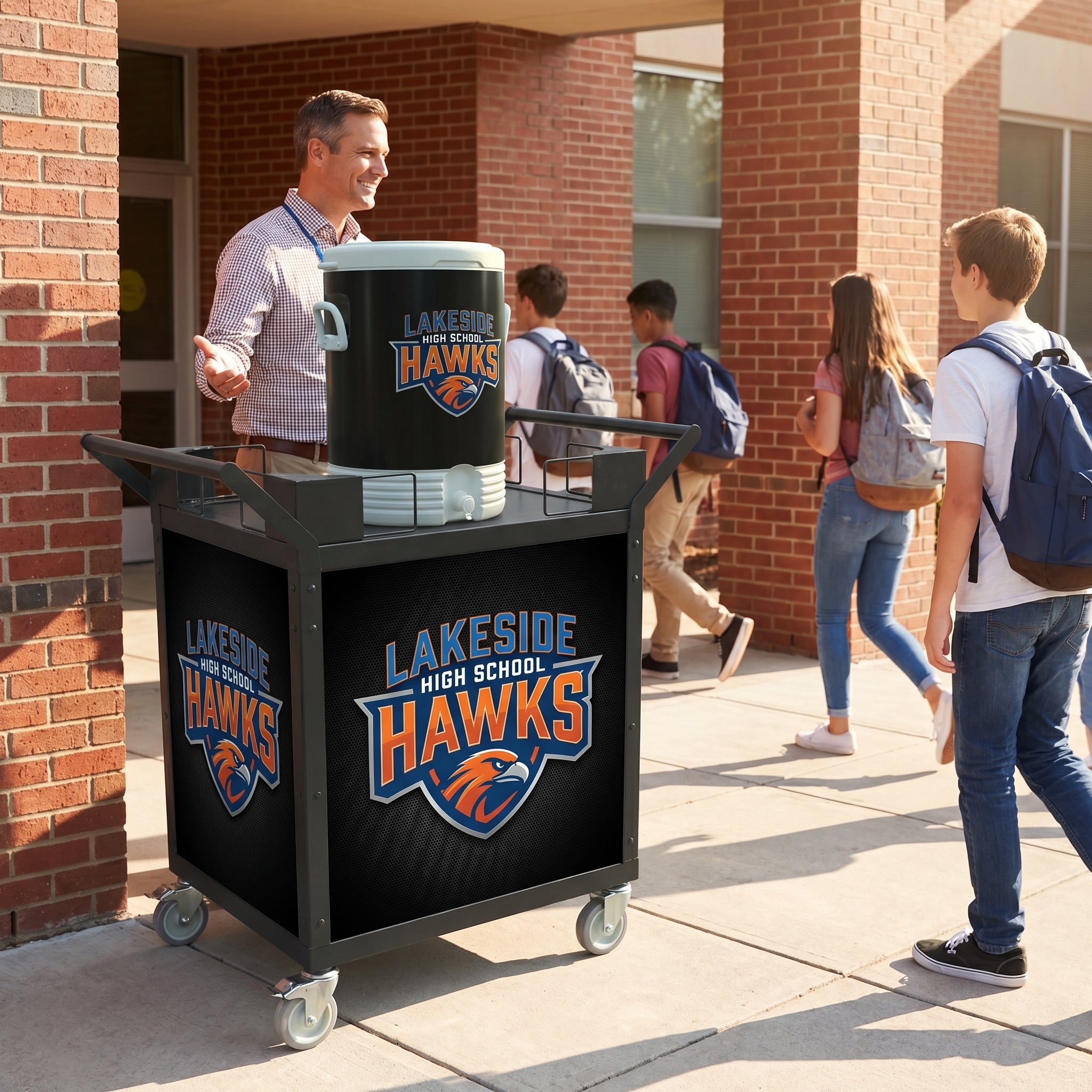 Adjustable Custom Hydration Cart (Single)