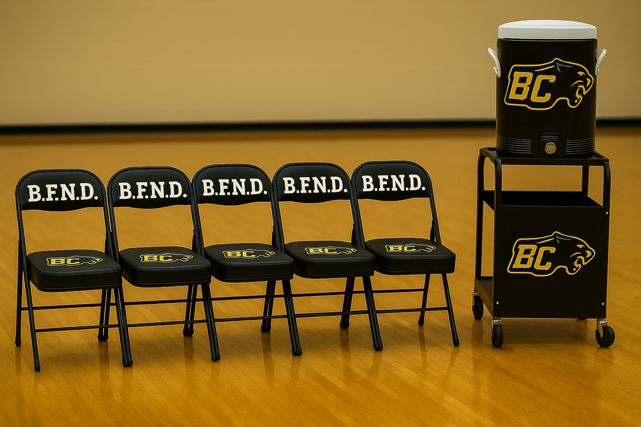 custom sideline chairs