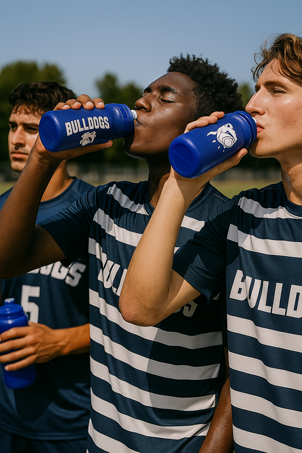 Custom 20 oz Sports & Bike Water Bottle – HDPE Plastic, Multiple Colors Available