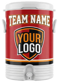 Thumbnail for custom water cooler 5 10 gallon sports or small business branding