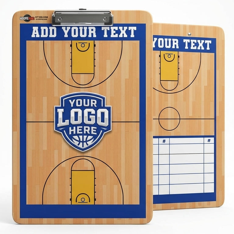 custom hoopsking dry erase basketball lineup clipboard