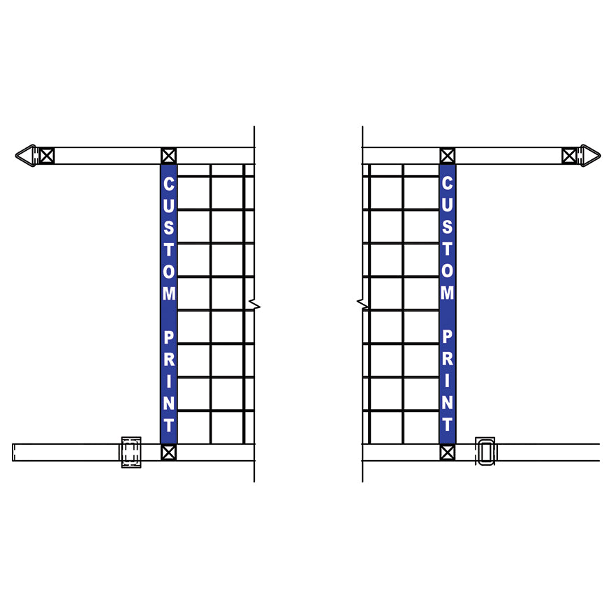 Customized Graphics - Volleyball Side Net Tapes