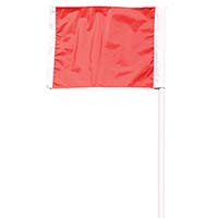 Corner Flags - Official Size with Stationary Base - (Set of 4)