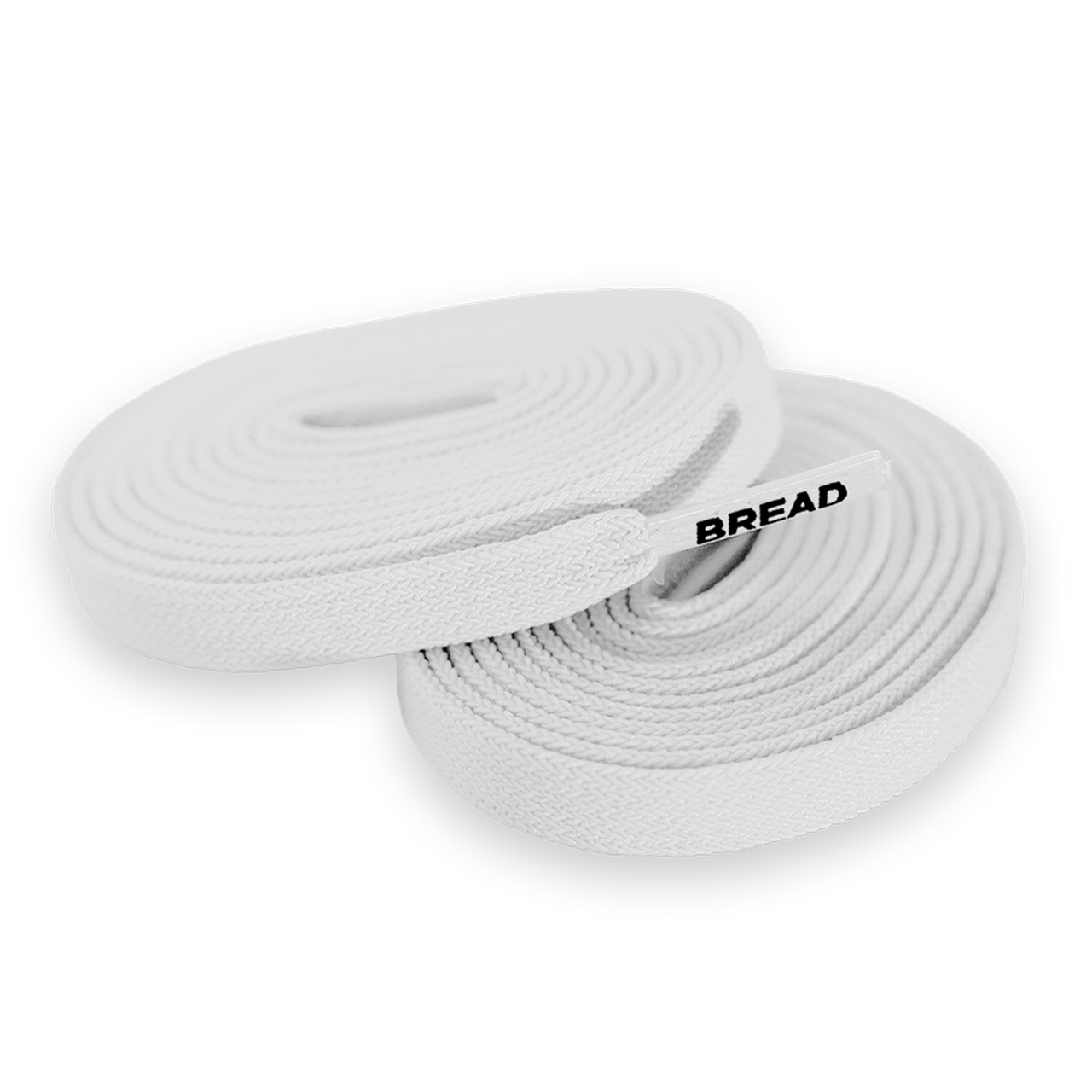 Bread No-Tie Elastic Shoelaces – Cloud White
