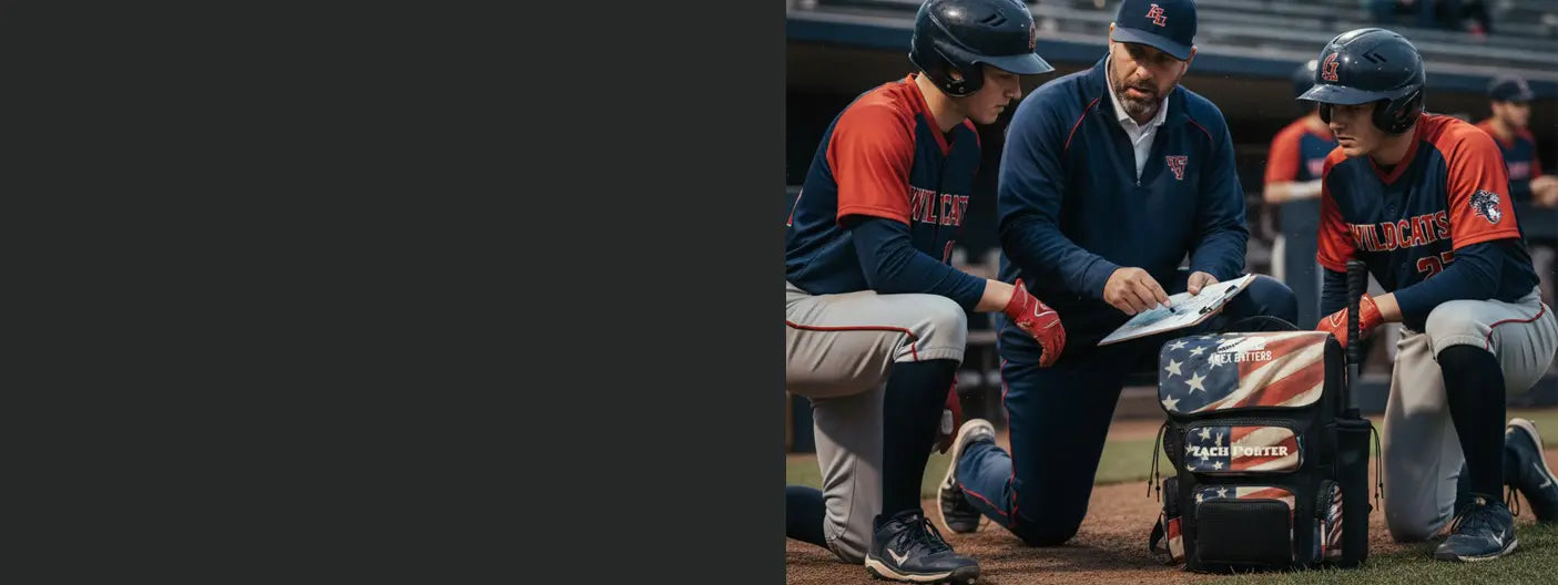 Personalized Custom Baseball & Softball Backpack – Holds 4 Bats