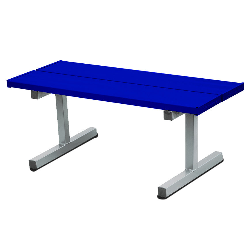 Courtside Bench - 5 ft. - Portable (Double Plank) (Powder Coated)