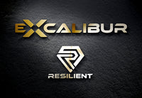 Thumbnail for Excalibur Fastpitch Batting gloves - Black and Gold