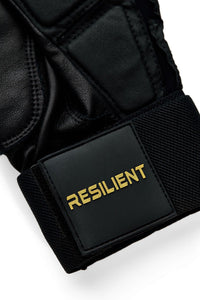 Thumbnail for Excalibur Fastpitch Batting gloves - Black and Gold
