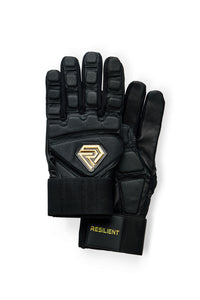 Thumbnail for Excalibur Fastpitch Batting gloves - Black and Gold