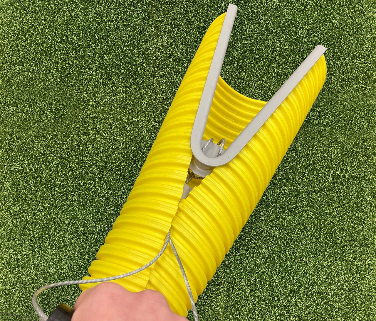 FenceCrown tool for installing corrugated fence protection