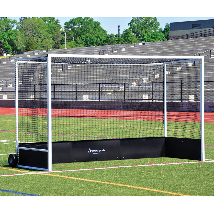 Field Hockey Goal Replacement Nets (1-1/2 in. 2.5mm Poly Mesh) - Field Hockey Goal - Official (7 ft.H x 12 ft.W x 4 ft.D) (Black)