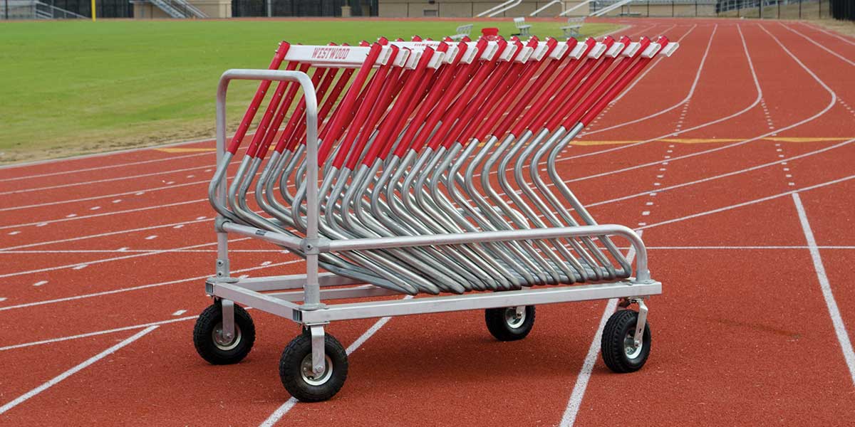 Fisher MHC track hurdle cart