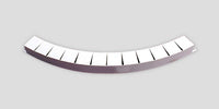 Thumbnail for Fisher TATBDP depressed cast aluminum toe board