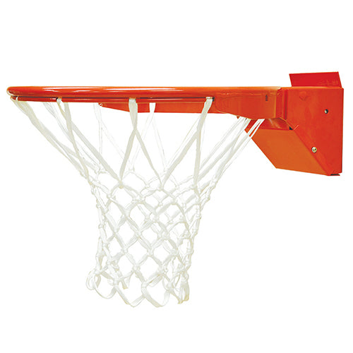 Basketball Backstop - Wall-Mounted - Shooting Station - Stationary Glass Backboard (10 ft. - 12 ft. Wall Offset)