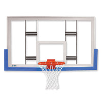 Thumbnail for Conversion Backboard - 42 in. Rectangular Glass Backboard - NCAA, NFHS Compliant