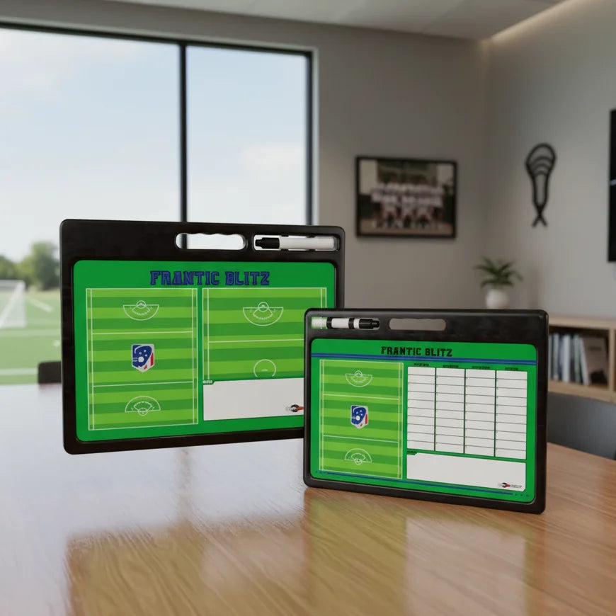 Pro Lacrosse Whiteboard for Game Planning – Double Sided with Handle