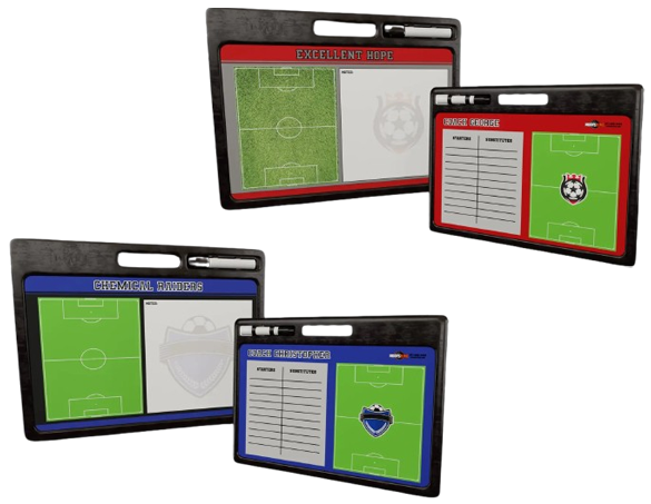 Custom Soccer Whiteboard for Training Sessions and Games