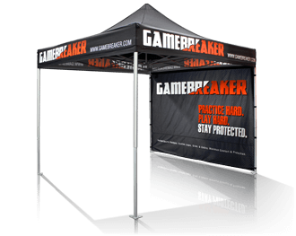 custom pop up event tent