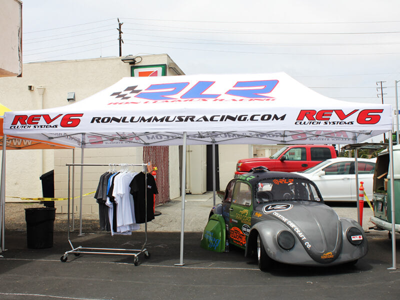 Professional-grade 10x20 sublimated pop-up tent for marketing