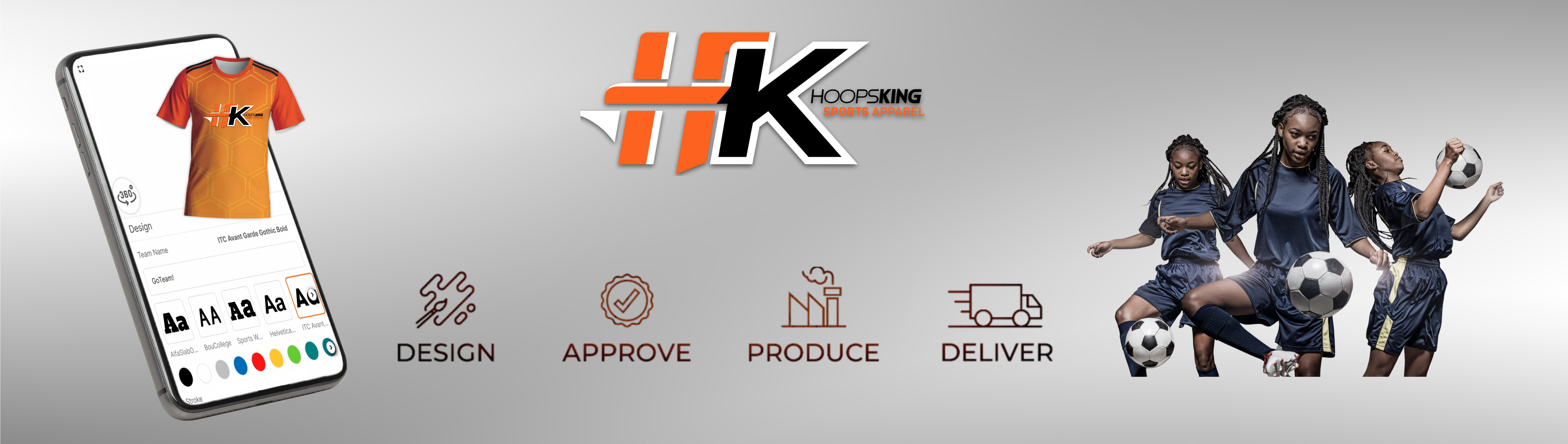 High-performance soccer uniforms with rapid production time