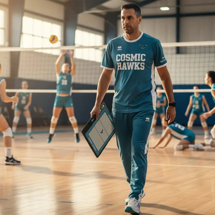 Durable Double-Sided Volleyball Playboard for Sideline Strategy