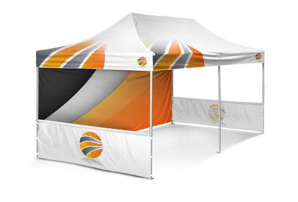 UV and water-resistant 10x20 custom event tent