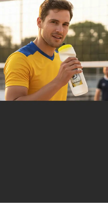 Personalized 23 oz sports water bottle for volleyball teams