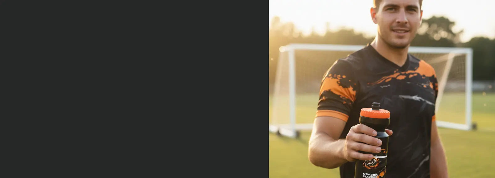 Personalized 22 Oz sports water bottle for athletic teams