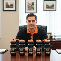 Athlete hydration bottle 22 Oz Purist custom designed with team logo