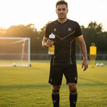 Large 32oz custom team water bottle for training sessions