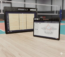 Double-Sided Custom Volleyball Playboard with Marker Space