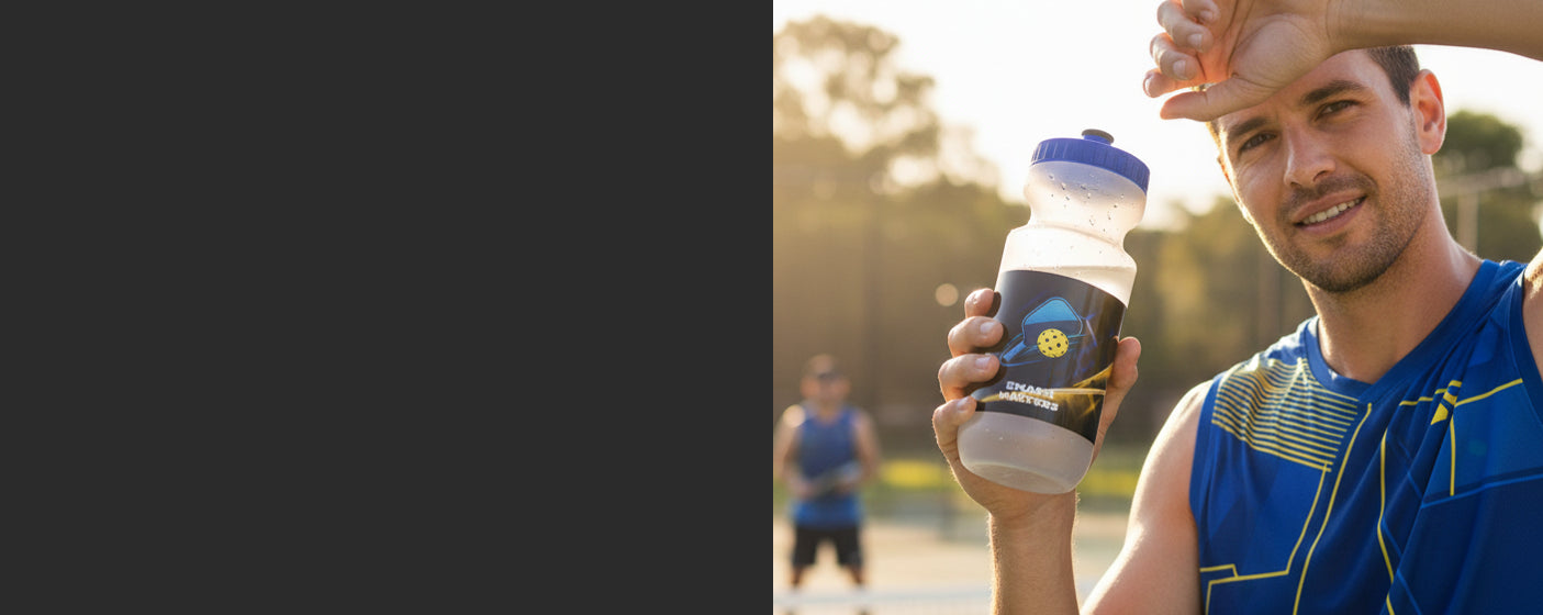 Personalized 21/24 Oz sports water bottle for tennis teams