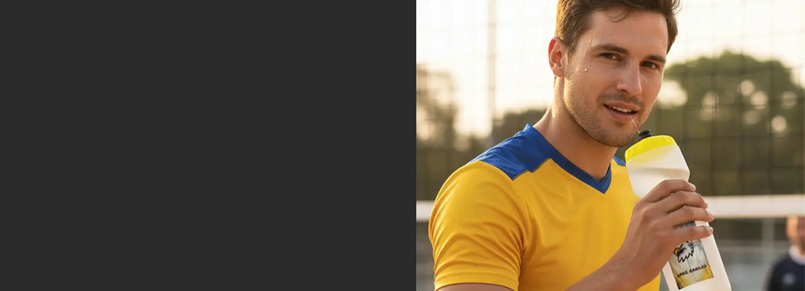 Personalized 23 oz sports water bottle for volleyball teams