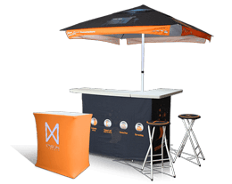portable bar and counters custom