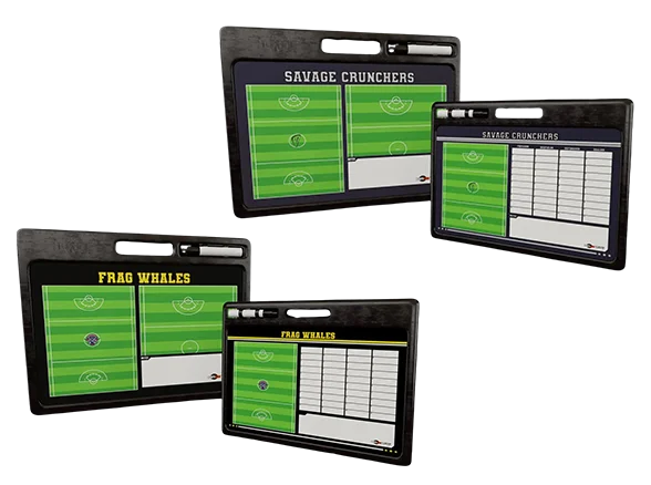 Hoopsking Pro Lacrosse Whiteboard with Handle – Double Sided Coaching Tool