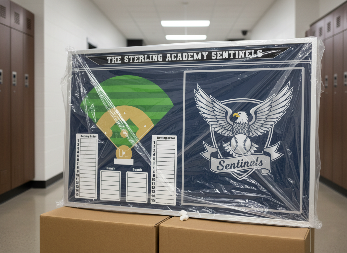 custom dry erase board shipped worldwide