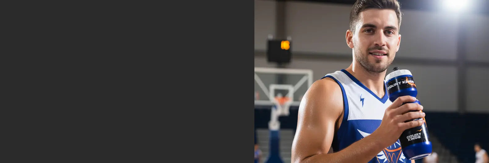 Personalized 26 Oz sports water bottle for basketball teams