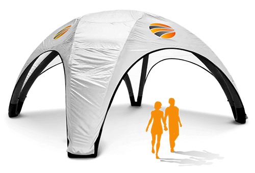 Custom Inflatable Canopy Tent or Air Dome | Fills in 5 Minutes