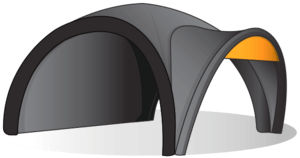 Custom Inflatable Canopy Tent or Air Dome | Fills in 5 Minutes