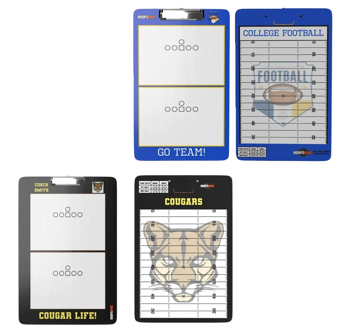 Custom football dry erase whiteboard clipboard gift for coaches