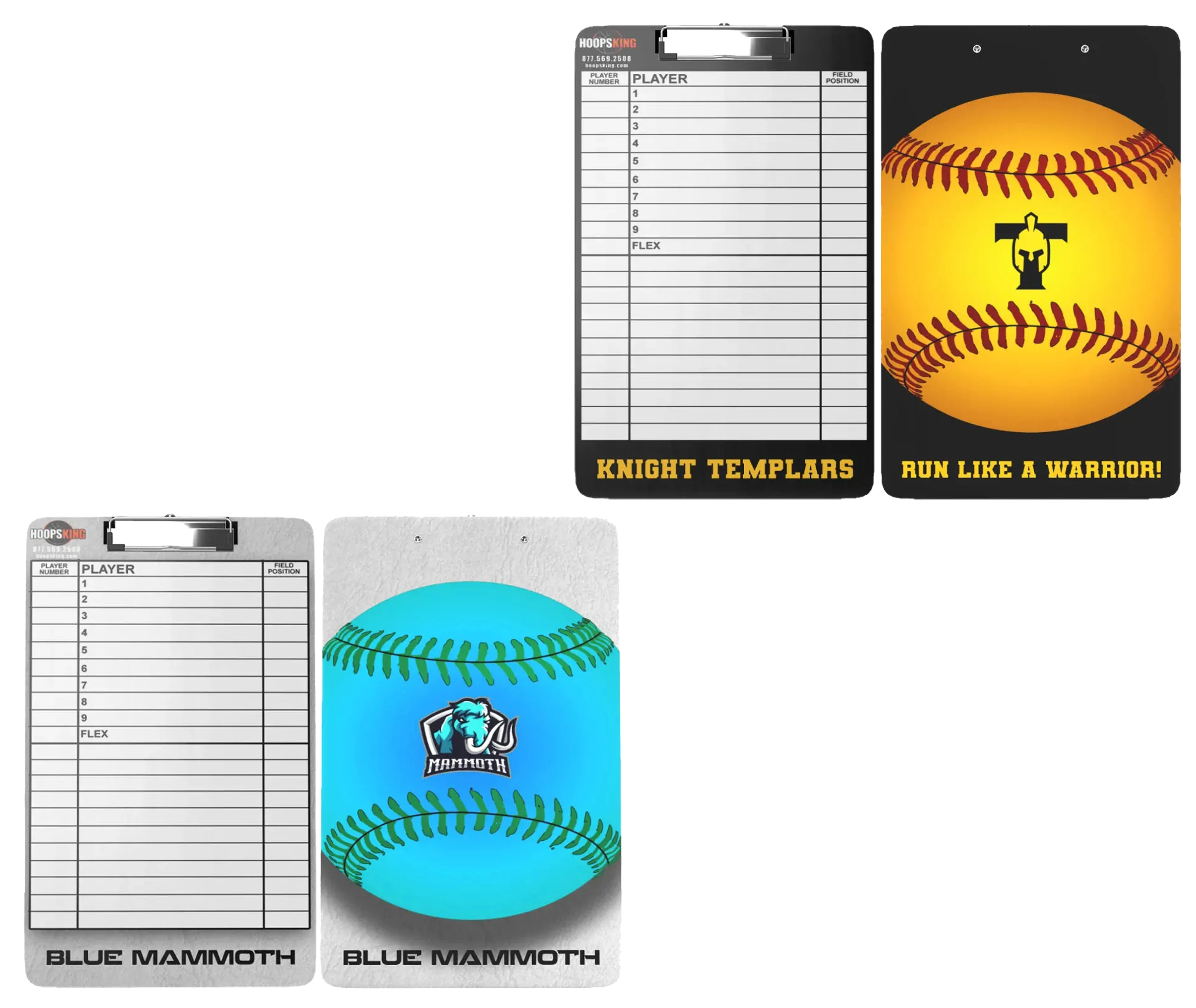 Customized Baseball Softball Clipboard – Game Day Coaching Tool