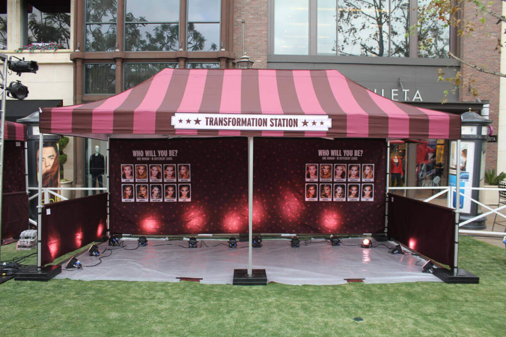Fire-retardant 10x20 sublimated event tent